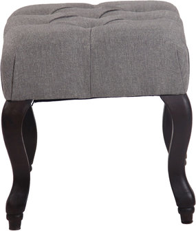 Hocker Brist stof Grijs,antik-dunkel