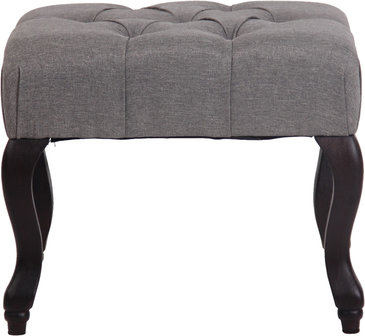 Hocker Brist stof Grijs,antik-dunkel