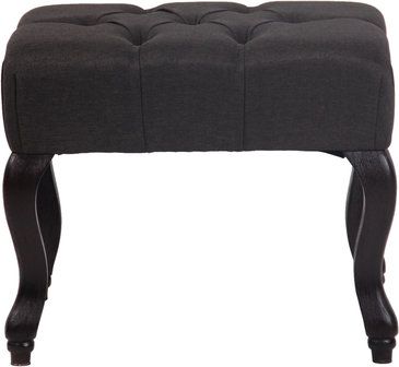 Hocker Brist stof Grijs,antik-dunkel