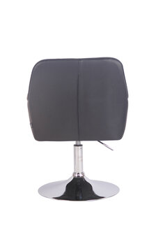 Lounger Wollingten kunstleer Zwart,Chroom