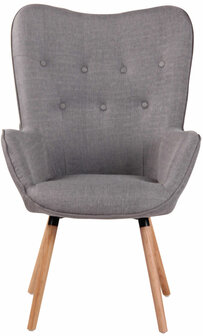 Lounger Oshfard Stof Grijs,natura
