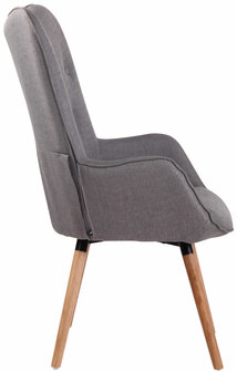 Lounger Oshfard Stof Grijs,natura