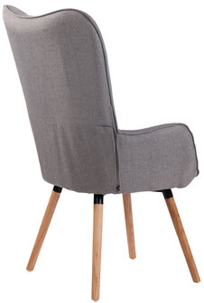 Lounger Oshfard Stof Grijs,natura