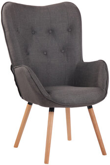 Lounger Oshfard Stof Grijs,natura
