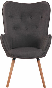Lounger Oshfard Stof Grijs,natura