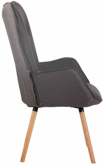 Lounger Oshfard Stof Grijs,natura