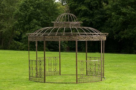 Luxe Paviljoen Romantisch rond 350 cm bronze, 
