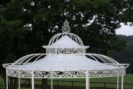 Dach für Luxus Pavillon Romantik 350 cm, Wit