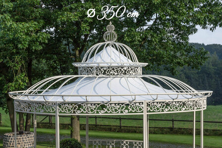 Dach f&uuml;r Luxus Pavillon Romantik 350 cm, Wit