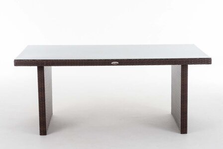 Poly Roodan tafel Ovignan Bruin-meliert,180 cm