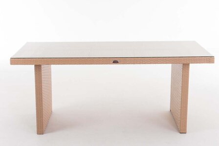 Poly Roodan tafel Ovignan sand,180 cm