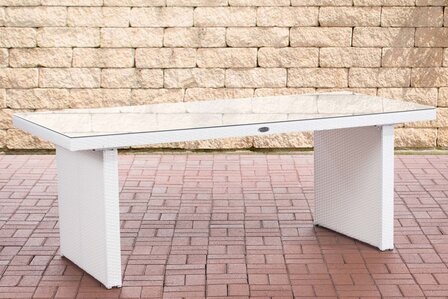Poly Roodan tafel Avignon Wit,200 cm