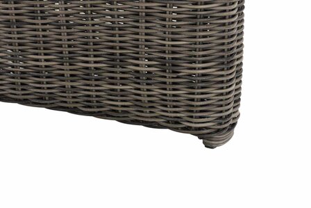 Wicker tafel Fantano XL Grijs-meliert