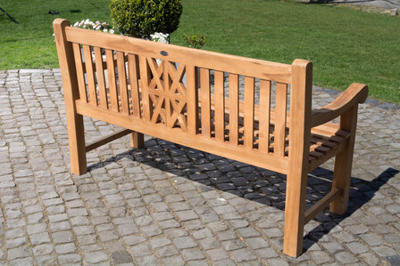 Teakbank Flarido teak,120 cm, 