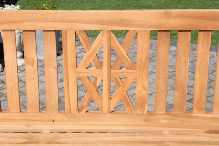 Teakbank Flarido teak,120 cm, 