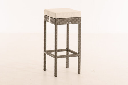 Tuin Barset Wicker Ilei Grijs,CremeWit