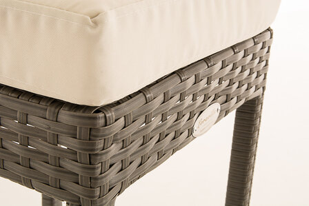 Tuin Barset Wicker Ilei Grijs,CremeWit