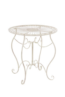 IJzeren tafel Andri antik-Creme