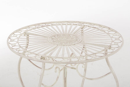 IJzeren tafel Andri antik-Creme