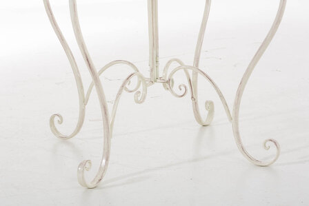 IJzeren tafel Andri antik-Creme