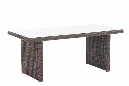 Wicker tafel Fantano Bruin-meliert