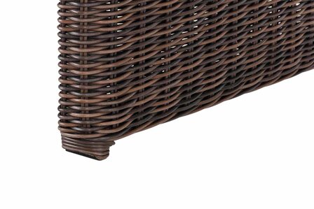 Wicker tafel Fantano Bruin-meliert