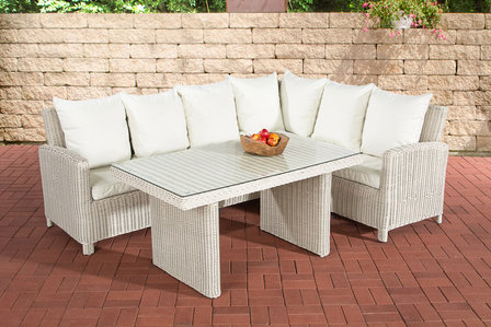 Lounge Dining Set Menire 5mm perlWit,CremeWit