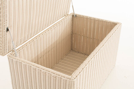 Luxe Kussenbox 5mm perlWit,L