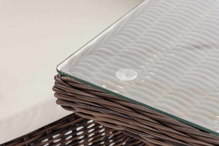Balkonset Sonkt Marla 5 mm Bruin-meliert,CremeWit