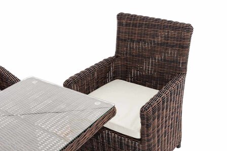 Balkonset Sonkt Marla 5 mm Bruin-meliert,CremeWit