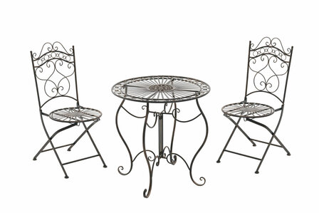 Bistro set Andri bronze, 