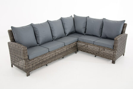 Lounge Dining Set Menire 5mm Grijs-meliert,eisenGrijs