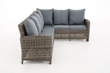 Lounge Dining Set Menire 5mm Grijs-meliert,eisenGrijs