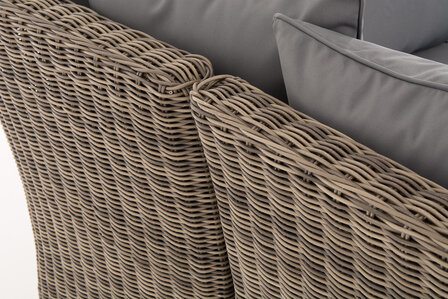 Lounge Dining Set Menire 5mm Grijs-meliert,eisenGrijs