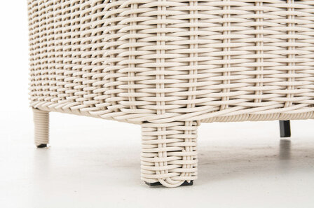 Lounge Dining Set Menire 5mm perlWit,eisenGrijs