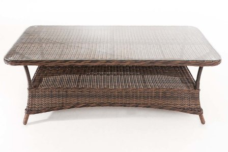 Loungetafel Pandora 5mm Bruin-meliert,160x80 cm