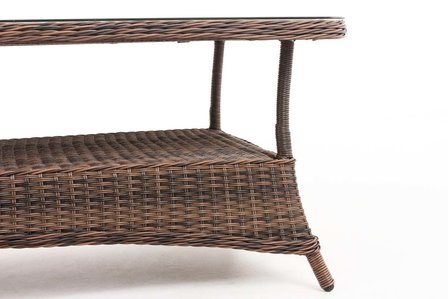 Loungetafel Pandora 5mm Bruin-meliert,160x80 cm