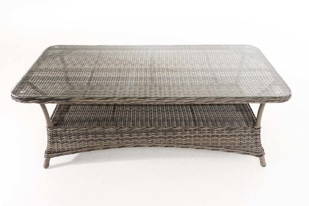 Loungetafel Pandora 5mm Grijs-meliert,160x80 cm