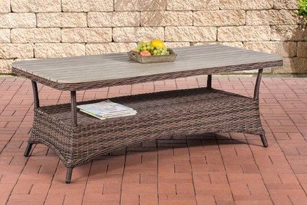 Loungetafel Pindiri WPC 5mm Bruin-meliert,160x80 cm