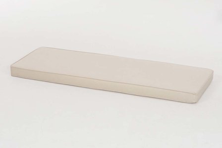 Kussen voor nostalgie banken 103x46x7 cm 126x43x7 cm, Creme