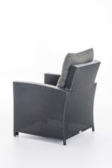 PolyRoodan fauteuil Fosoli Zwart,anthrazit