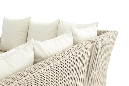 Lounge Dining Set Bormee 5mm perlWit,CremeWit