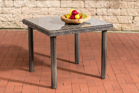 Eettafel Poirto Recu Grijs-meliert,100x100 cm