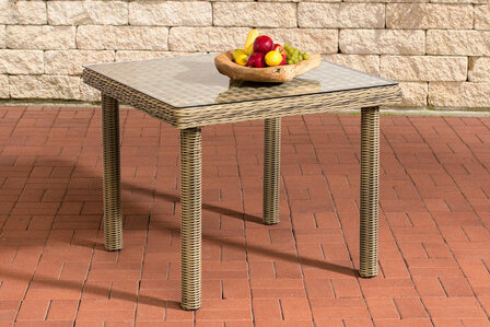 Eettafel Poirto Recu natura,100x100 cm, 