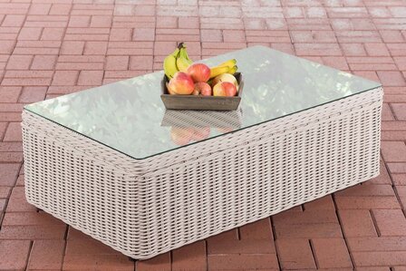Lounge tafel Taberi 5mm perlWit