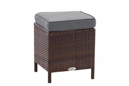 Hocker Volati Bruin-meliert,eisenGrijs