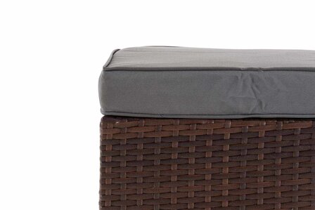 Hocker Volati Bruin-meliert,eisenGrijs
