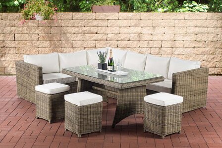 Tuinset Sirini 5 mm natura,CremeWit