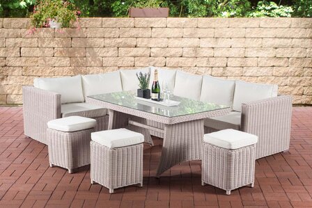 Tuinset Sirini 5 mm perlWit,CremeWit