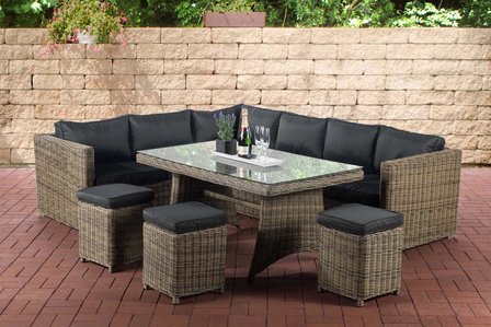 Tuinset Sirini 5 mm natura,anthrazit, 